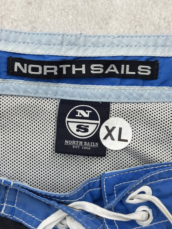 NORTH SAILS SWIM SHORTS SPORTSWEAR BLACK MENS PRE OWNED XL