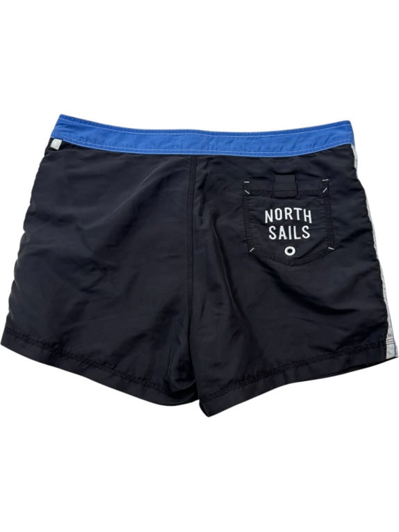 NORTH SAILS SWIM SHORTS SPORTSWEAR BLACK MENS PRE OWNED XL