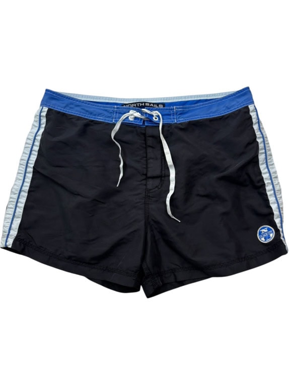 NORTH SAILS SWIM SHORTS SPORTSWEAR BLACK MENS PRE OWNED XL