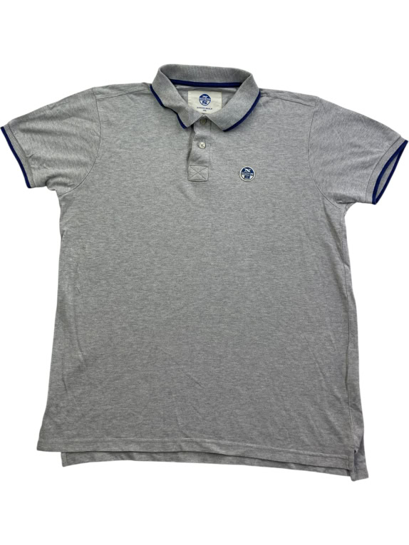 North Sails Polo Γκρι Ανδρικό M