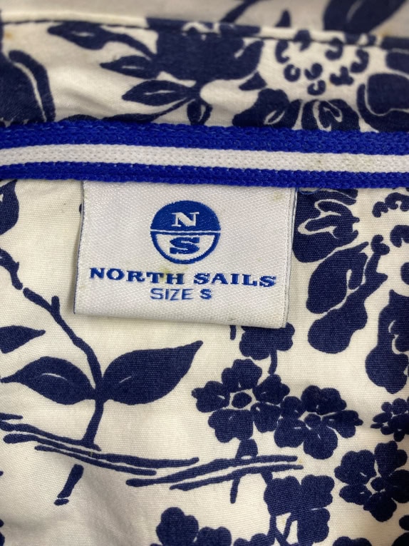 NORTH SAILS ΠΟΥΚΑΜΙΣΟ ΜΕ ΦΛΟΡΑΛ PRINT ΜΠΛΕ/ΛΕΥΚΟ ΑΝΔΡΙΚΟ S