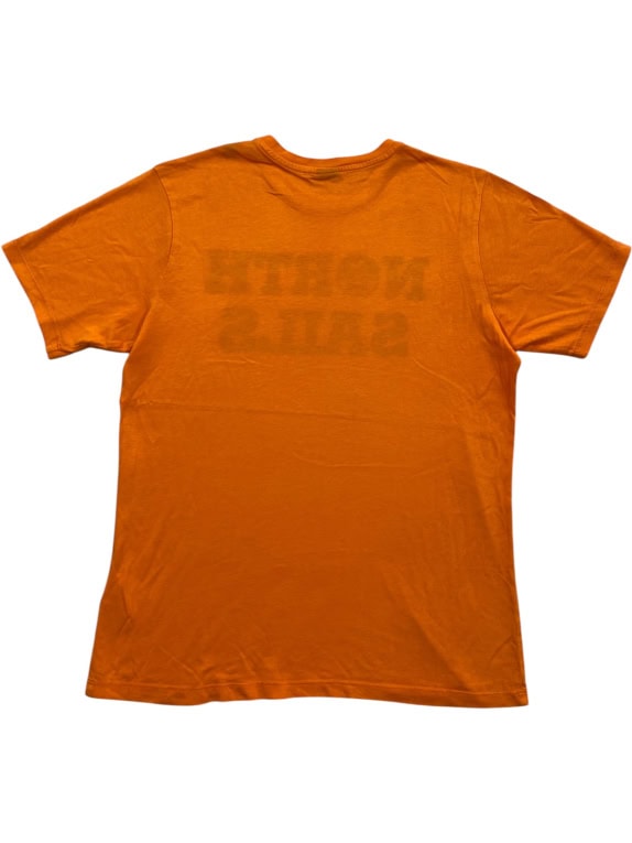 NORTH SAILS T-SHIRT REGULAR FIT LOGO ORANGE MENS M