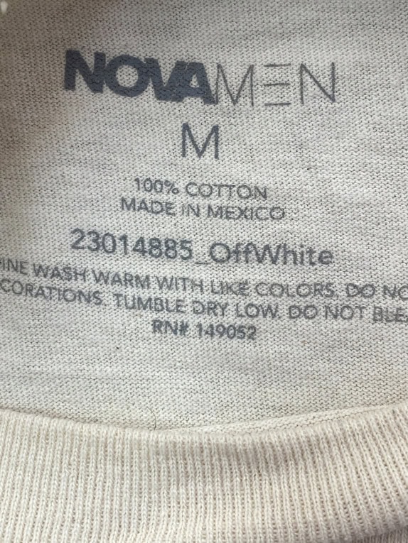 NOVA MEN T SHIRT RACING GRAPHIC OFF WHITE ΑΝΤΡΙΚΟ PRE OWNED M
