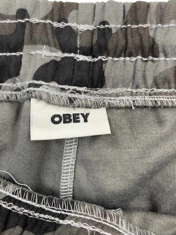 OBEY Φόρμα Παντελόνι Casual Camo Γκρι Ανδρική L
