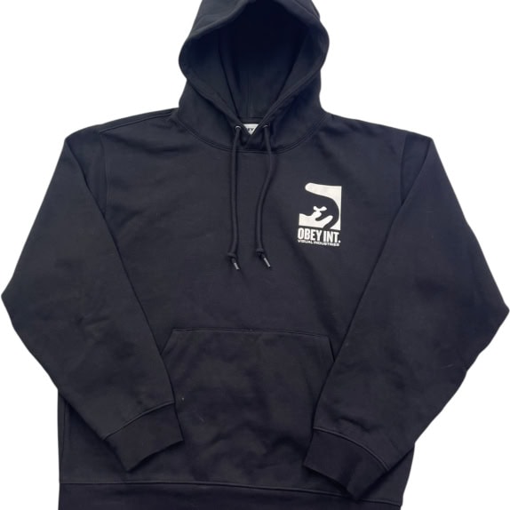 OBEY HOODIE STREETWEAR GRAPHIC ΜΑΥΡΟ ΑΝΤΡΙΚΟ PRE OWNED