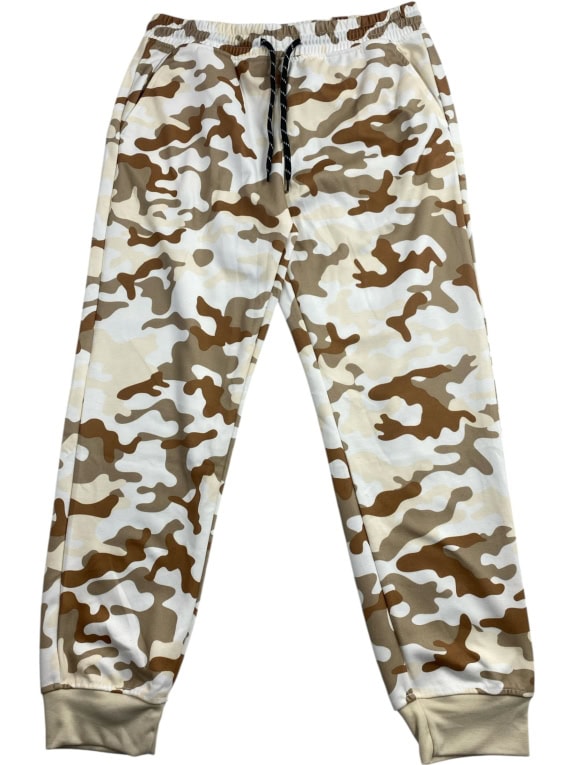 OBEY Pantaloni della tuta Camo Logo Marrone/Beige Unisex L