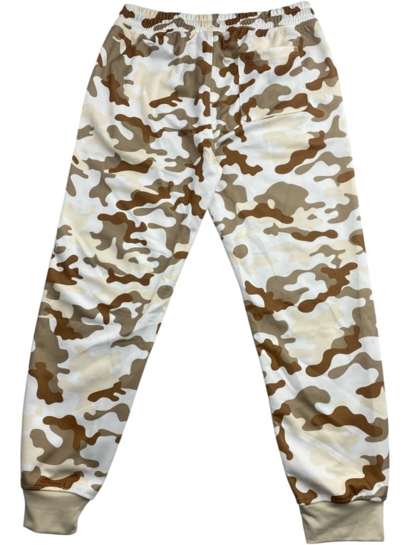 OBEY Pantaloni della tuta Camo Logo Marrone/Beige Unisex L