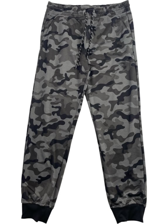OBEY PANTALONE TUTA CAMOUFLAGE CON ELASTICO GRIGIO UOMO L