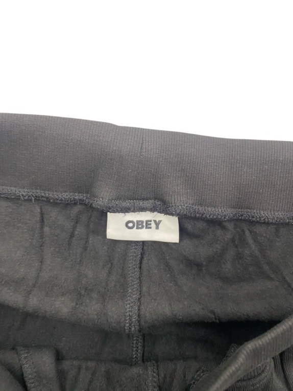 OBEY ΠΑΝΤΕΛΟΝΙ ΦΟΡΜΑΣ CASUAL MINIMAL ΜΑΥΡΟ ΑΝΔΡΙΚΟ L