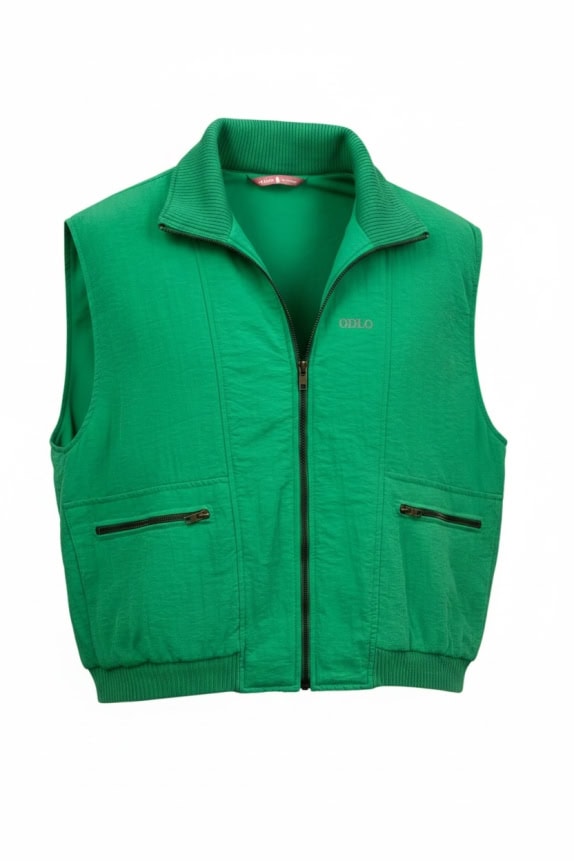 ODLO Gilet Logo 90s Verde UNISEX L