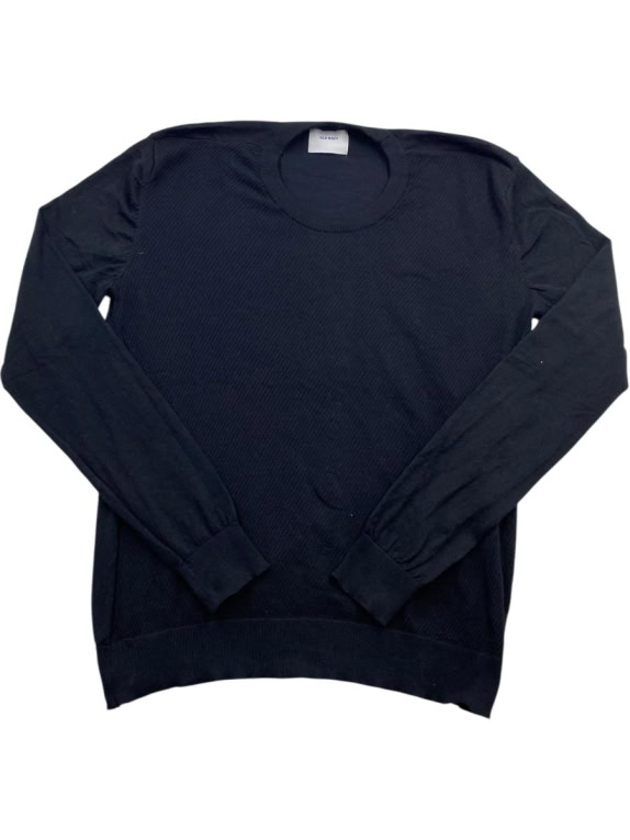 OLD NAVY Ανδρική Πλεκτή Μπλούζα Crewneck Casual Μαύρη Μέγεθος L