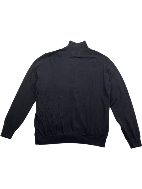Old Navy Ανδρική Ζακέτα Φούτερ Μαύρη με Φερμουάρ XL