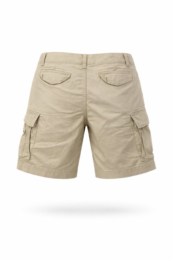 OLD NAVY CARGO SHORTS MINIMAL BEIGE UOMO PRE OWNED L