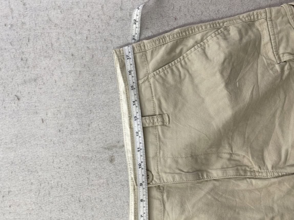 OLD NAVY CARGO SHORTS MINIMAL BEIGE UOMO PRE OWNED L