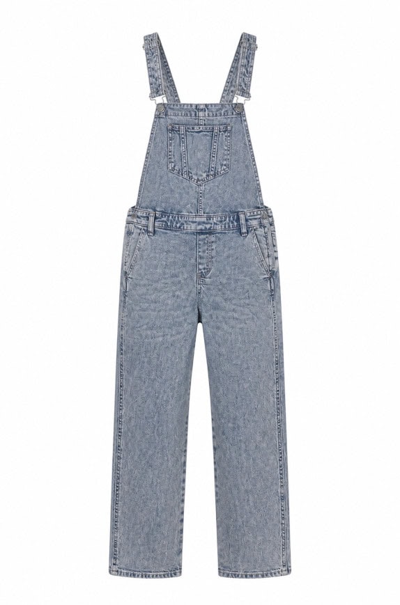 OLD NAVY DENIM PINAFORE OVERALLS VINTAGE WASHED BLUE WOMEN PRE OWNED S
