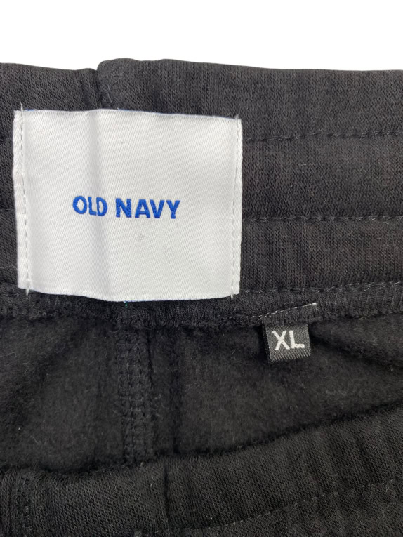 Old Navy Μαύρη Φόρμα Παντελόνι Με Λάστιχο Ανδρική XL