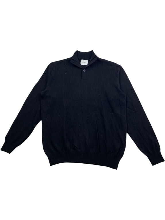 Old Navy Μαύρο Πλεκτό Ανδρικό Μπλουζάκι με Όρθιο Γιακά XL
