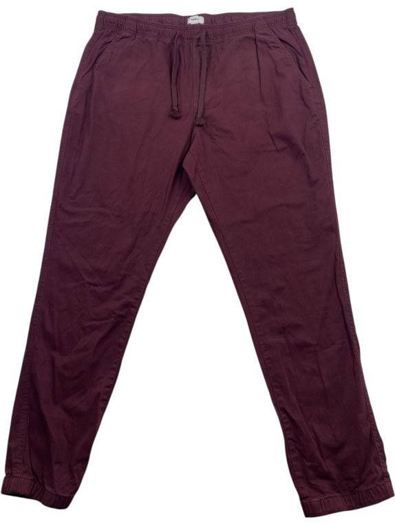 Old Navy Παντελόνι Casual Μπορντό Ανδρικό XL