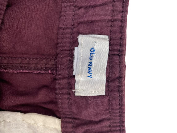 Old Navy Παντελόνι Casual Μπορντό Ανδρικό XL