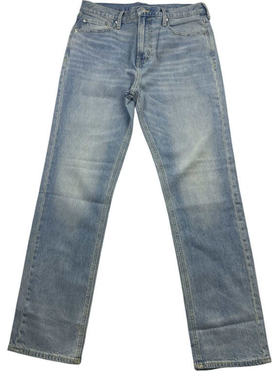 OLD NAVY DENIM PANTS CASUAL LOGO LIGHT BLUE MEN'S L