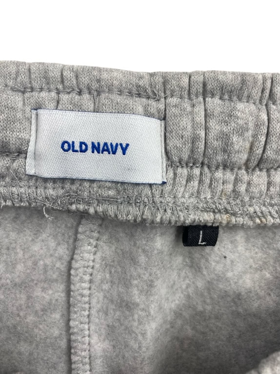 OLD NAVY Παντελόνι Φόρμας Basic Λογότυπο Γκρι Ανδρικό L