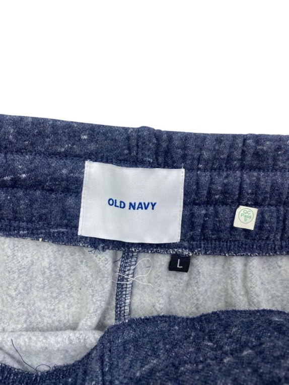 OLD NAVY PANTALONE JOGGER MELANGE BLUE DA UOMO L