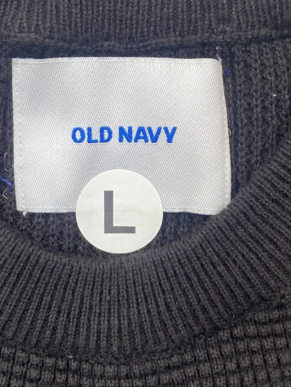 OLD NAVY ΠΛΕΚΤΗ ΜΠΛΟΥΖΑ ΜΠΛΕ ΑΝΤΡΙΚΟ PRE OWNED L