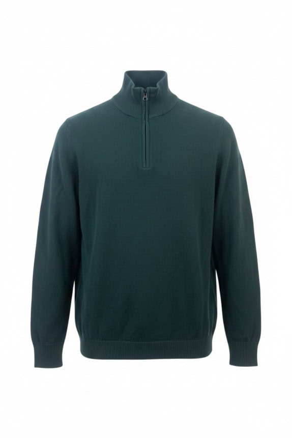 OLD NAVY ΠΛΕΚΤΟ HALF ZIP MINIMAL ΠΡΑΣΙΝΟ ΑΝΤΡΙΚΟ PRE OWNED M