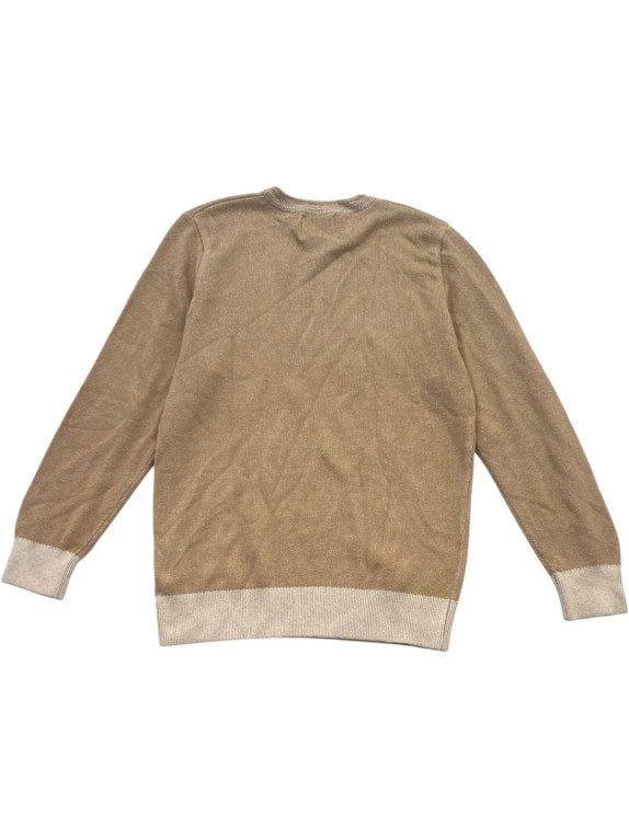 OLD NAVY MAGLIONE IN MAGLIA MINIMAL BEIGE UOMO PRE OWNED S