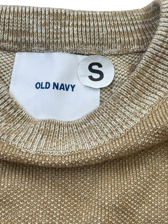 OLD NAVY MAGLIONE IN MAGLIA MINIMAL BEIGE UOMO PRE OWNED S