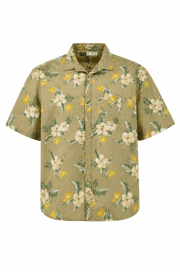 OLD NAVY ΠΟΥΚΑΜΙΣΟ FLORAL ΜΠΕΖ ΑΝΤΡΙΚΟ PRE OWNED XXL