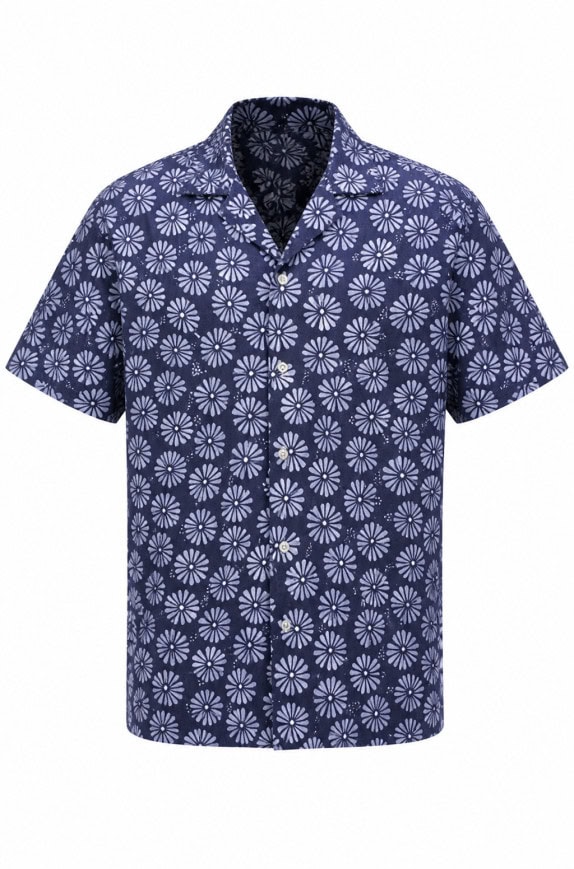 OLD NAVY ΠΟΥΚΑΜΙΣΟ GRAPHIC ΜΠΛΕ ΑΝΤΡΙΚΟ PRE OWNED XXL