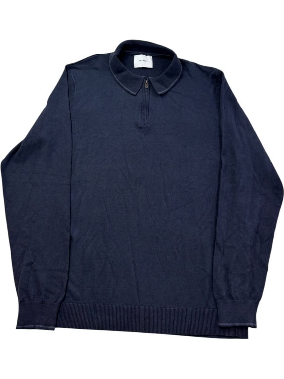 OLD NAVY HALF ZIP SWEATER MINIMAL NAVY MENS PRE OWNED XL