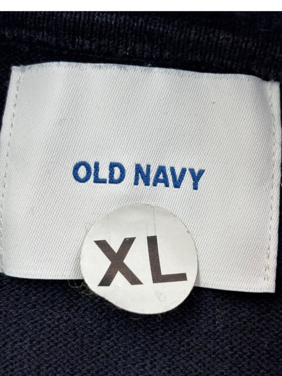 OLD NAVY HALF ZIP SWEATER MINIMAL NAVY MENS PRE OWNED XL