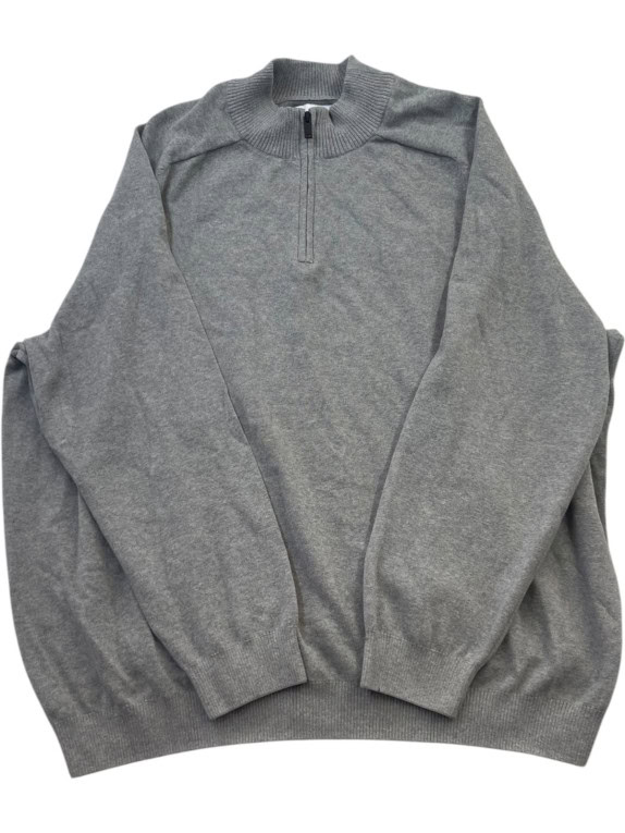 OLD NAVY ΠΟΥΛΟΒΕΡ ΜΕ ΜΙΣΟ ΦΕΡΜΟΥΑΡ MINIMAL ΓΚΡΙ ΑΝΤΡΙΚΟ PRE OWNED XL