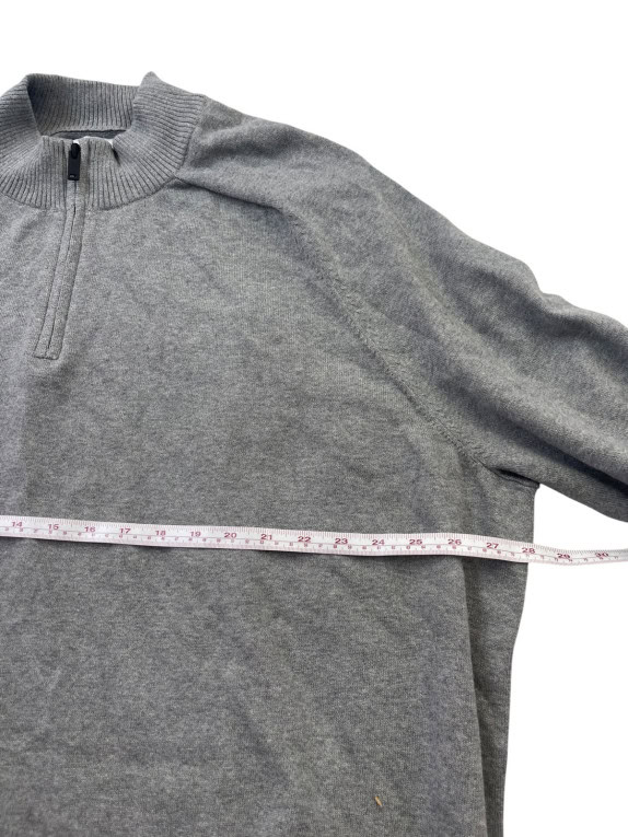 OLD NAVY ΠΟΥΛΟΒΕΡ ΜΕ ΜΙΣΟ ΦΕΡΜΟΥΑΡ MINIMAL ΓΚΡΙ ΑΝΤΡΙΚΟ PRE OWNED XL