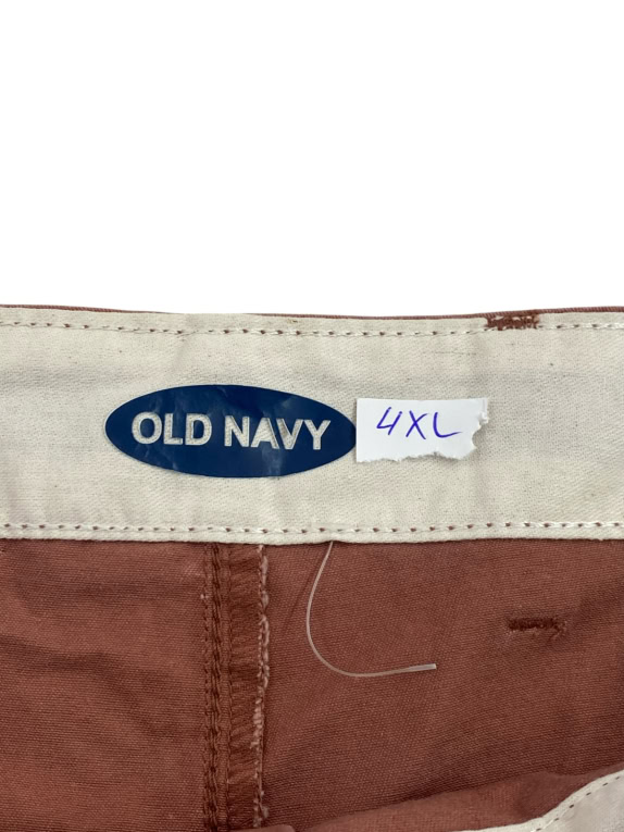 OLD NAVY SHORTS MINIMAL BROWN MENS PRE OWNED 4XL