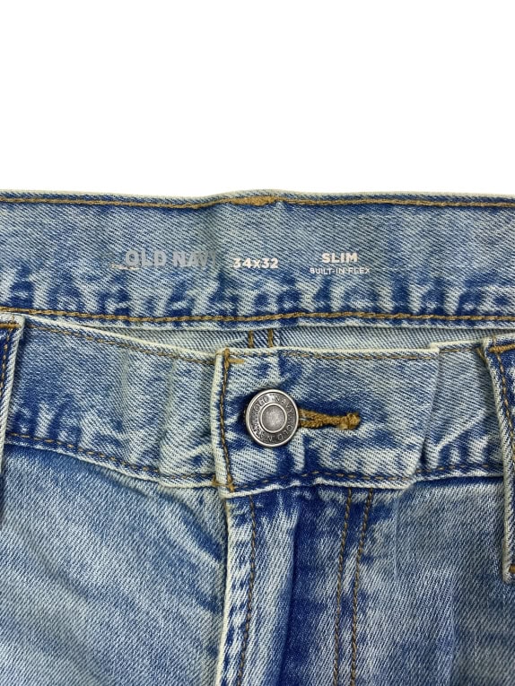 Old Navy Τζιν Παντελόνι Slim Built-In Flex Γαλάζιο Ανδρικό W34 L32