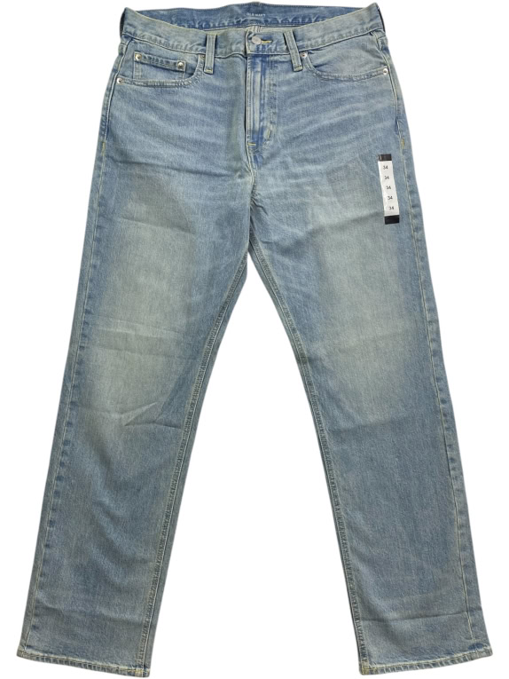 Old Navy Τζιν Παντελόνι Straight Fit Γαλάζιο Ανδρικό W34 L34