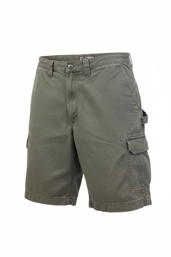OLD NAVY BERMUDA CARGO WORKWEAR VERDE OLIVA UOMO PRE OWNED M