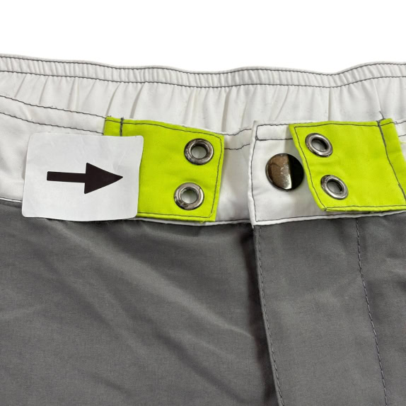 OLYMPIA Costume shorts graphic grigio da uomo usato