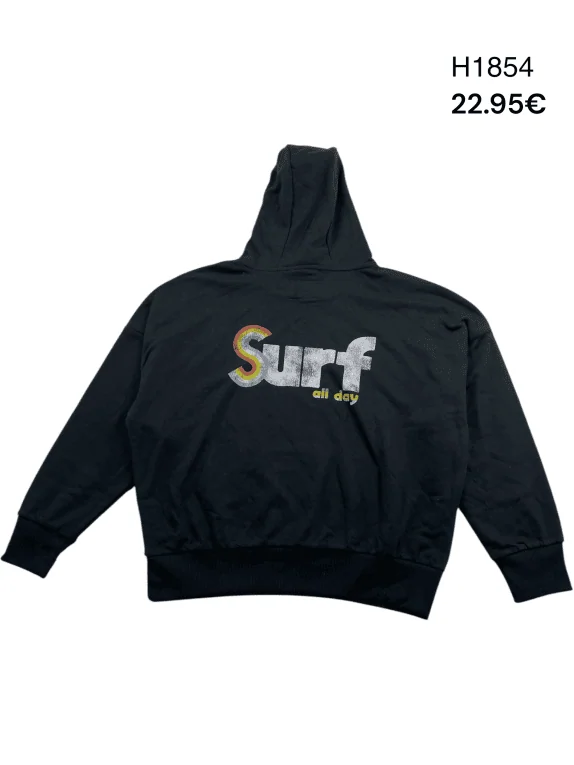 Felpa con cappuccio da donna O\'NEILL stile vintage surf con logo nera L