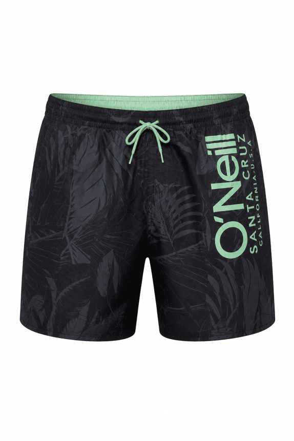 O\'NEILL SWIM SHORTS GRAPHIC BLACK MENS PRE OWNED XXL