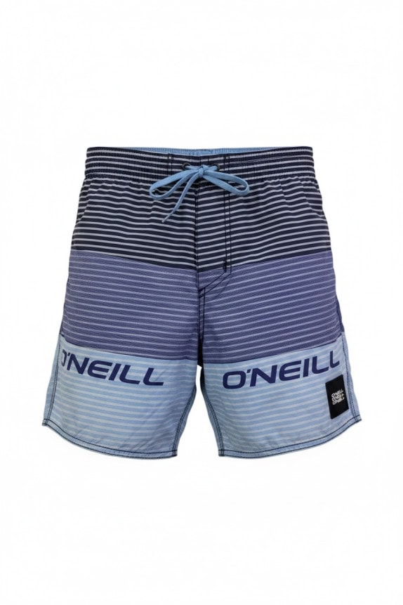 O\'NEILL BERMUDA DA MARE STRIPED BLU UOMO PRE OWNED M