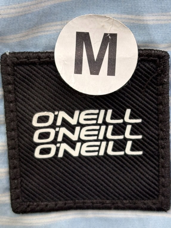 O\'NEILL SWIM SHORTS STRIPED BLUE MEN PRE OWNED M