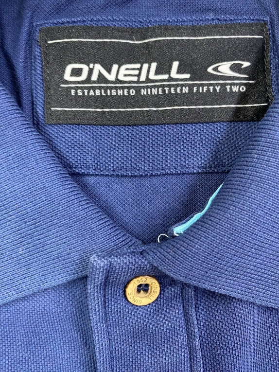 O\'NEILL polo con logo blu da uomo M