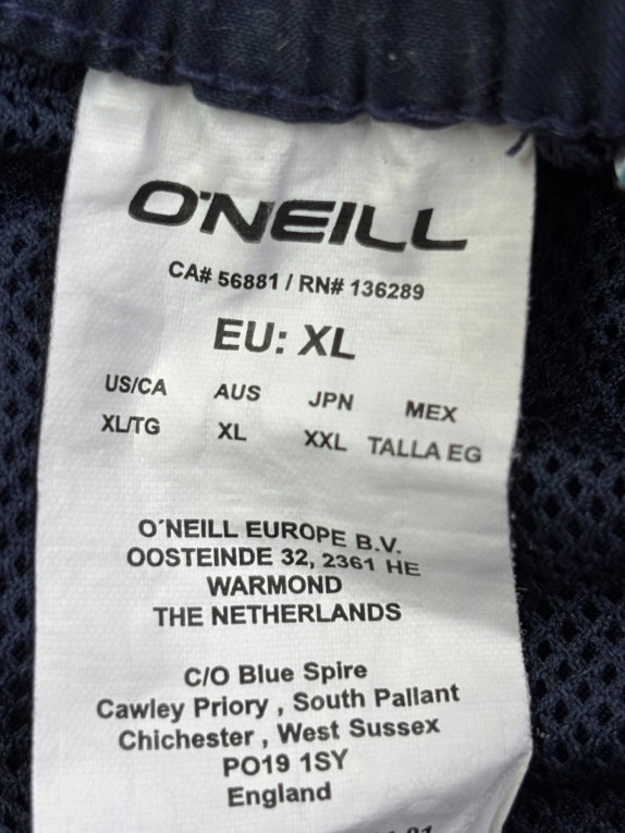 O\'NEILL SWIM SHORTS STREETWEAR NAVY ΑΝΤΡΙΚΟ PRE OWNED XL