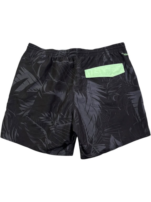 O\'NEILL SWIM SHORTS TROPICAL BLACK UNISEX PRE OWNED XXL