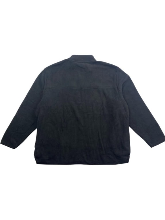 ONLY & SONS FLEECE HALF-ZIP SWEATSHIRT CASUAL BLACK MEN'S 4XL