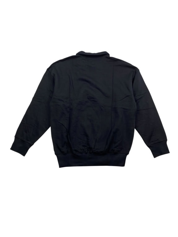Only & Sons Polo Half-Zip Sweatshirt CASUAL Black Men’s M